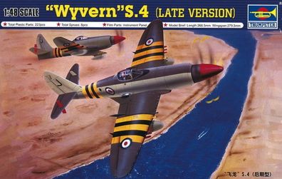 Trumpeter 1:48 2820 Westland Wyvern S. 4 Späte Version