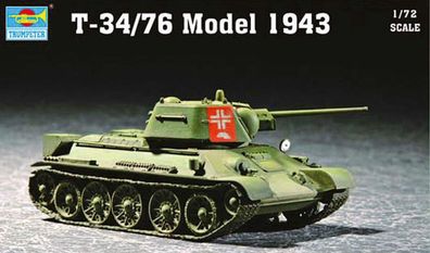 Trumpeter 1:72 7208 Soviet T-34/76 Model 1943