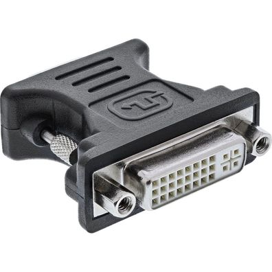 InLine® 17790 DVI-A Adapter, Analog 24 + 5 Buchse auf 15pol HD Stecker (VGA)