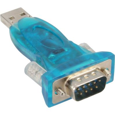 InLine® 33304A USB zu Seriell Adapter, Stecker A an 9pol Sub D Stecker, mit USB