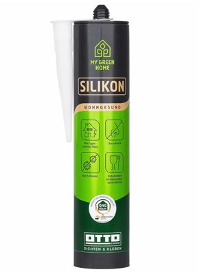 MY GREEN HOME Silikon 300 ml Bad Dusche Badewanne Waschbecken Küche Ottoseal