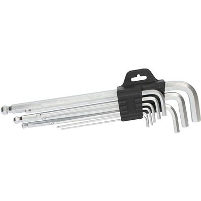 InLine® 43085 Sechskant Schlüssel-Set, lang, 9-teilig