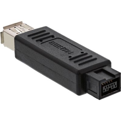 InLine® 34600A FireWire Adapter, 6pol Buchse/9pol Stecker