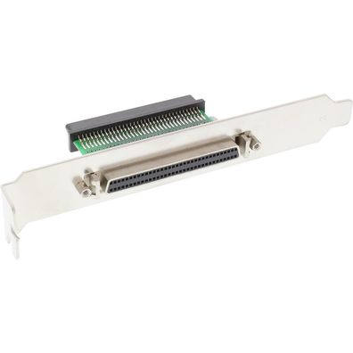 InLine® 45550 SCSI III U320 Slotblech, 68pol mini Sub D Buchse / Buchse, innen/außen