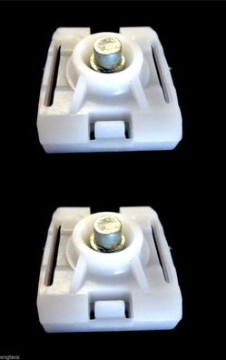 2x Gleitbacke Fensterheber für Mercedes W126 260SE 280SE 300SE 380SE 420SE 500SE