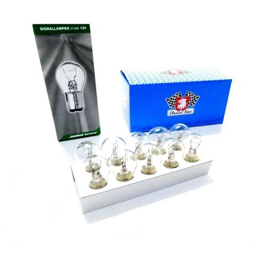 10x Glühlampe 21/4 W 12V 21/4W BAZ15D Bremsleuchte Schlusslicht BIRNE Leuchte