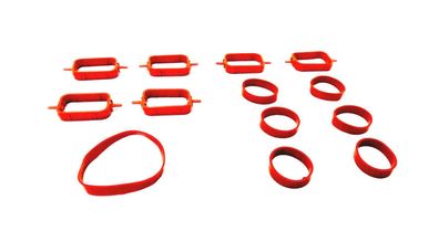 13x Dichtung Ansaugkrümmer FÜR BMW E46 E39 E90 E60 330d 325d 525d 730d 635d X3