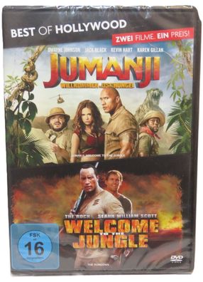 Jumanji & Welcome to the Jungle - Best of Hollywood - Dwayne Johnson - DVD - OVP