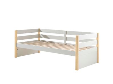 Kojenbett Karissa 211x98x77 Kinderbett Massivholz+MDF Weiß/natur 17638