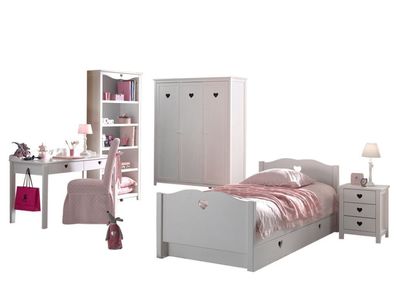 Kinderzimmer Set Kamila Kinderzimmer komplett MDF Weiß 17108