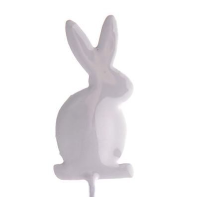 Kaemingk Pflanzenstecker Osterhase Fliederfarben 31,5 cm - Metall