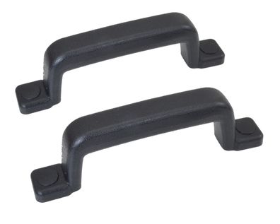 2 x Handgriff Haltegriff schwarz 160mm für PKW Anhänger - Gummi mit Metalleinlage