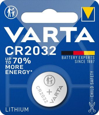 Varta 06032101401 Batterien Electronics Lithium - CR 2032, 3 V