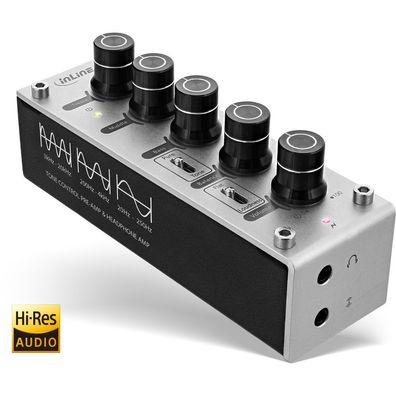 InLine® 99201I AmpEQ Hi-Res AUDIO Kopfhörer-Verstärker und Equalizer, 3,5mm Klinke