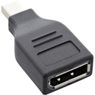 InLine® 17196B DisplayPort Adapter, mini DisplayPort Stecker auf DisplayPort Buchs