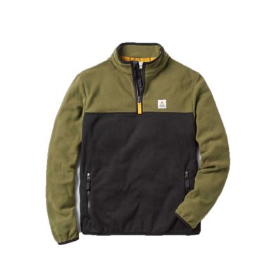 Passenger Fleece Set Off Recycled 1/4 Zip khaki