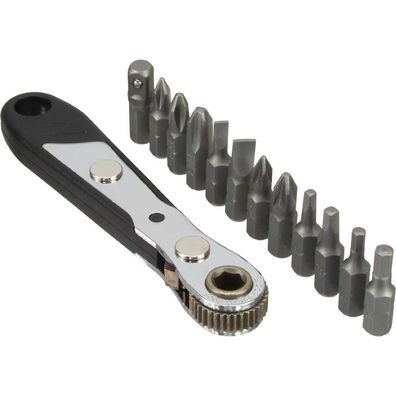InLine® 43034T Mini-Ratschen-Set, mit 12-teiligem Bitsatz