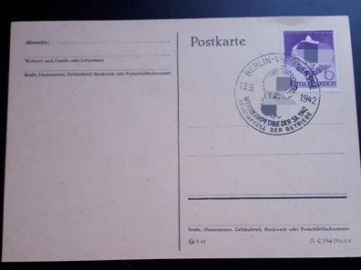 DR Postkarte mit Sonderstempel