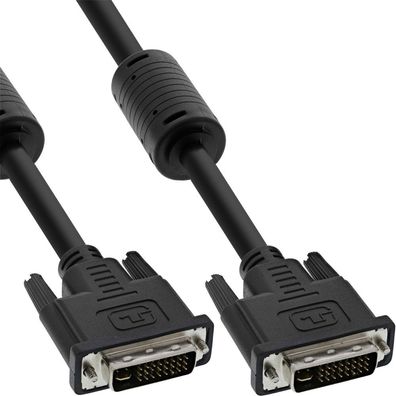 InLine® 17791 DVI-I Kabel, digital/analog, 24 + 5 Stecker / Stecker, Dual Link, 1,8m