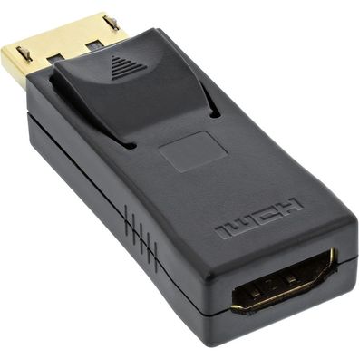 InLine® 17198J DisplayPort Adapter, DisplayPort Stecker auf HDMI Buchse, 4K2K,