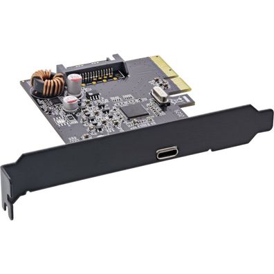 InLine® 76660F Schnittstellenkarte, PCIe x4, USB 3.2 Gen.2x2, 1x USB Typ-C, inkl