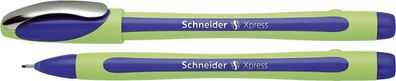 Schneider 190003 Fineliner Xpress - 0,8 mm, blau (dokumentenecht)