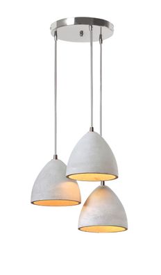 Lampe Hängelampe aus Metall Grau