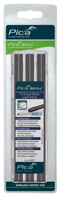 Pica BIG Dry 12 x Ersatzminen Aniline 2.0 All-Wetter Graphit