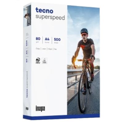 inapa tecno Kopierpapier superspeed 2100011539 A4 80g 500Bl