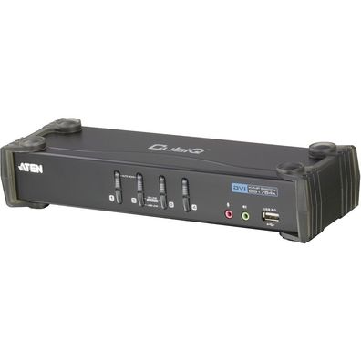 Aten CS1764A CS1764A CubiQ KVMP-Switch, 4-fach, DVI, USB, Audio