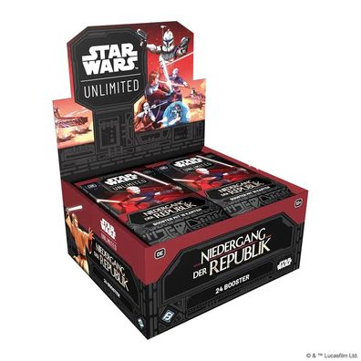 Star Wars Unlimited | Niedergang der Republik - Booster-Display