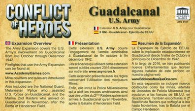 Conflict of Heroes - Guadalcanal Army Expansion (en)