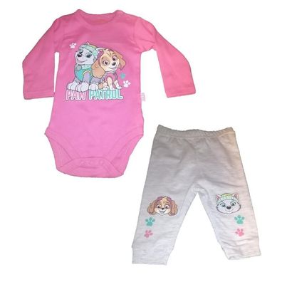 Baby-Set für Mädchen – Body und Hose Motiv PAW Patrol "Skye & Everest"