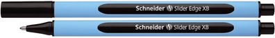 Schneider 50-152201 Kugelschreiber Slider Edge - XB, schwarz