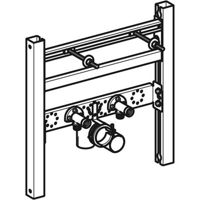 GE Duofix Element für WT, 50-50 cm Standarmatur