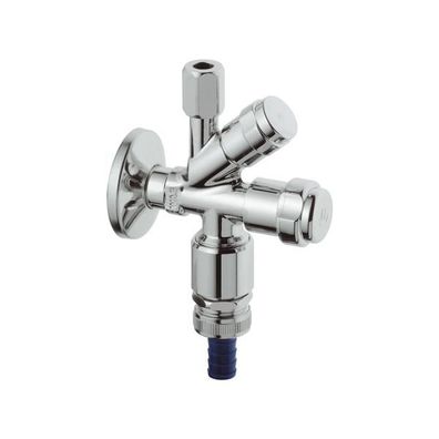 GROHE WAS-Kombieckventil 41082 Design-Griff DN15 mit RV und RB chrom