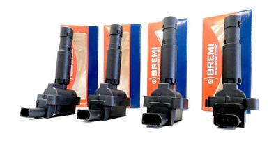 4x BREMI Zündspule für Mercedes W204 W203 CLK C209 W212 W211 SLK R172 A0001502580