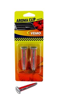 2x Lufterfrischer DUFT AROMA CLIP Tropical Erfrischer