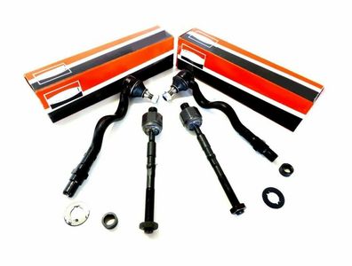 2x Spurstange 2x Axialgelenk FÜR BMW E46 Z4 E85 E86 CABRIO Compact COUPE Touring