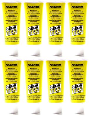 8x TEXTAR Ceratec Bremsen PASTE FETT ABS CERA TEC Schmierstoff