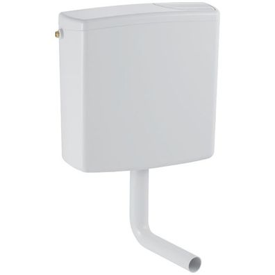 GE AP140 AP-Spülkasten 2-Mengen-Sp tiefh. WA li/mi/re, weiß-alpin
