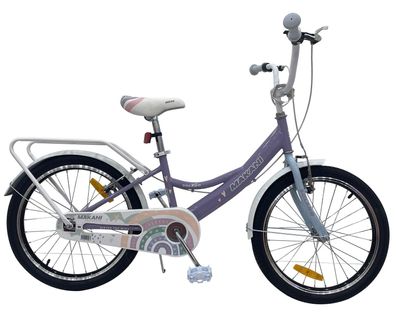 B-Ware Makani Kinderfahrrad Solano 20 Zoll Klingel, Reflektoren, V-Bremsen lila