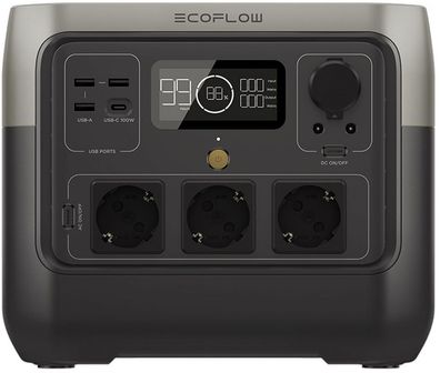 EcoFlow River 2 Pro Powerstation 768Wh 800W AC USB-Port