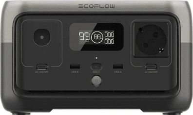 EcoFlow River 2 EU Powerstation 256Wh 300W AC USB-Port