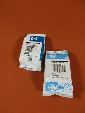 Original HP 301 color/black verschweißt, intenpatrone, P ink cartridge