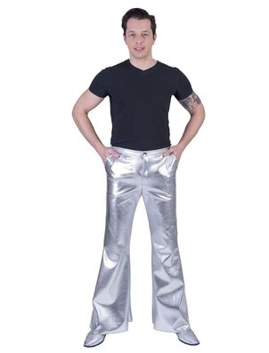 Space Schlaghose silber