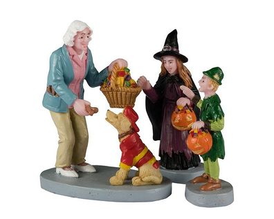 Jeder bekommt eine Leckerei 12x4x20 cm 3pcs Halloween Lemax