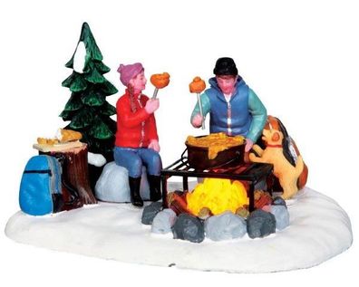 Weihnachtsfigur Campfire fondue Lemax