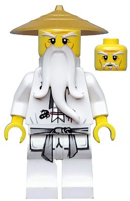 LEGO® Ninjago Wu Sensei - Pearl Gold Hat njo064