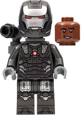 LEGO® War Machine - Pearl Dark Gray and Silver Armor with Backpack sh819 Neuware